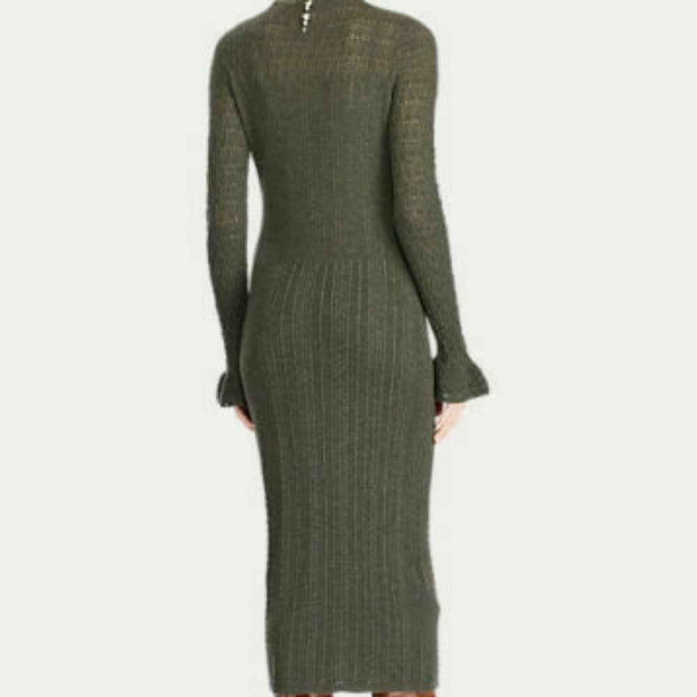 Polo Ralph Lauren Pointelle Wool Sweater Dress - Picture 2 of 7